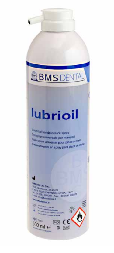 BMS - LUBRIOIL Handpiece Oil Spray (500ml)