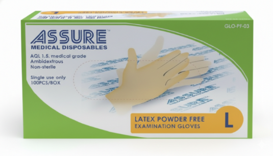 Latex Examination Gloves (Powder Free)