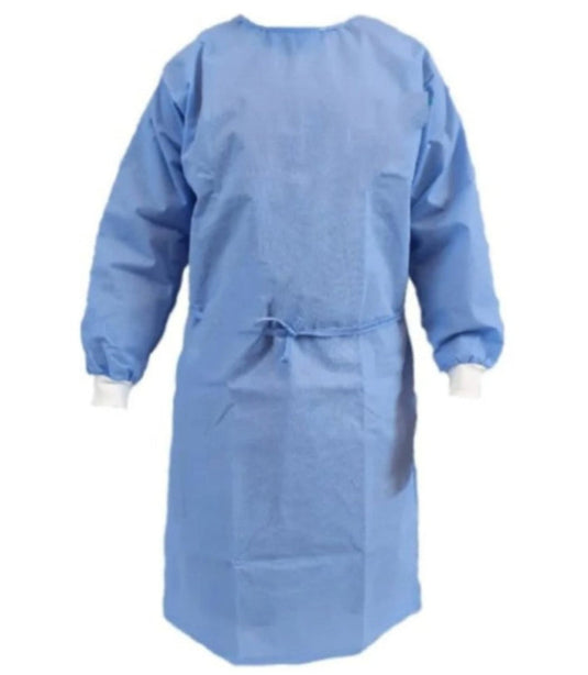 SMS Isolation Gowns - 30gsm Tie Back Knitted Cuff (100pcs/ctn)  ** OFFER **