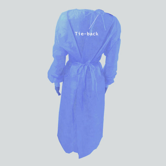 Isolation Gown Back Tie Back